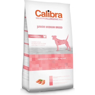 Calibra Dog HA Junior Medium Breed Chicken 12 kg