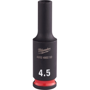 MILWAUKEE Nástrčný kľúč 1/4" - Hex 4,5 SHOCKWAVE predĺžený