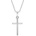 HARAHU Колие US-34222 Cross - Сребърен KP34222
