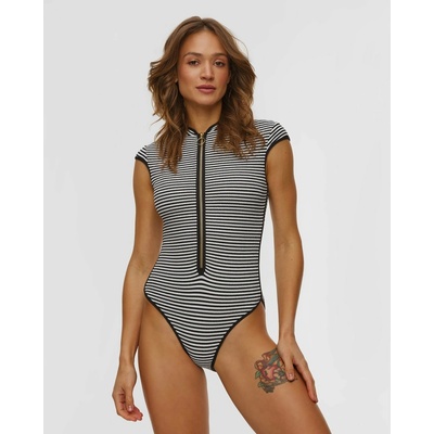 Seafolly dámske plavky Cap Sleeve Zip Front One Piece
