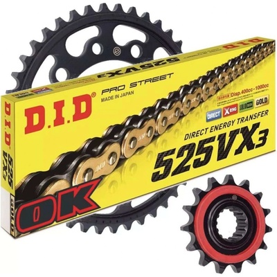 D.I.D Řetězová sada Ducati 1200 Multistrada 10-17 – Zboží Mobilmania
