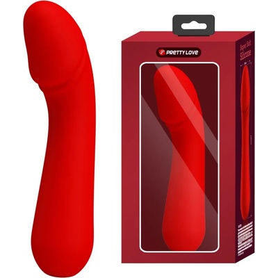 G-SPOT вибратор, супер мек и гъвкав, 15см. - Pretty Love Cetus Red (DEBRA01655)