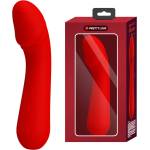 G-SPOT вибратор, супер мек и гъвкав, 15см. - Pretty Love Cetus Red (DEBRA01655)