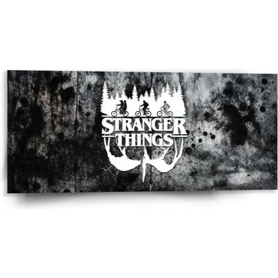 Sablio Obraz Stranger Things White - 110x50 cm