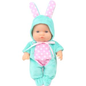 Moni Кукла Moni Toys - С костюм на ментово зайче, 20 cm (110251)