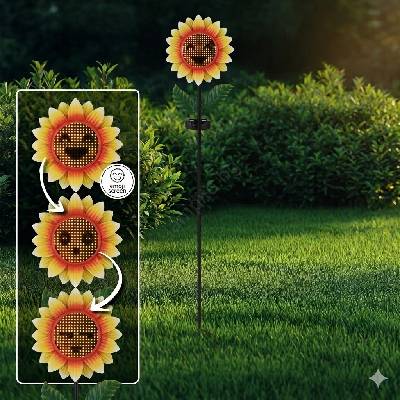 GLOBO 36590 - LED соларно осветително тяло 200xLED/0, 06W/3V IP44 цвете (GL8881)