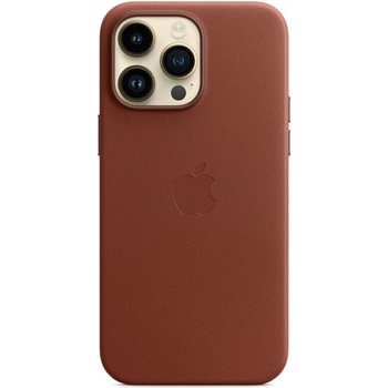 Apple Leather Case s MagSafe pro iPhone 14 Pro Max - cihlově hnědý MPPQ3ZM/A