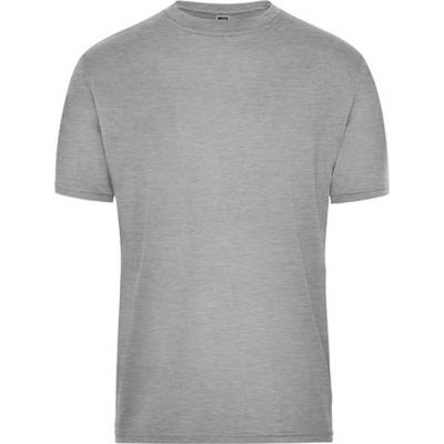 James&Nicholson pánske tričko JN1808 grey heather
