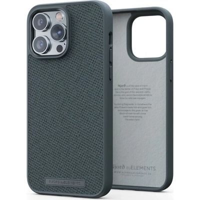 Njord iPhone 14 Pro Max Woven Fabric Case Dark Grey