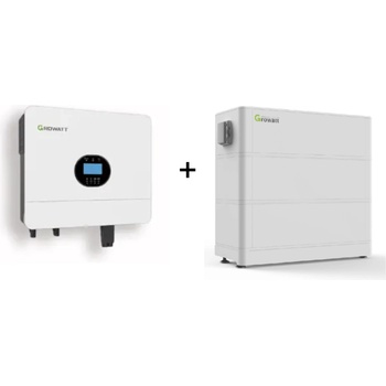 Growatt Комплект Growatt SPF6000ES + Комплект батерии 5kWh (SPF 6000 ES PLUS + 5kWh)
