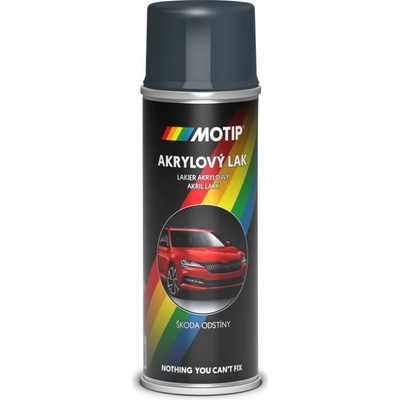 Motip Sprej na auto Škoda satin šedá metalíza 150 ml