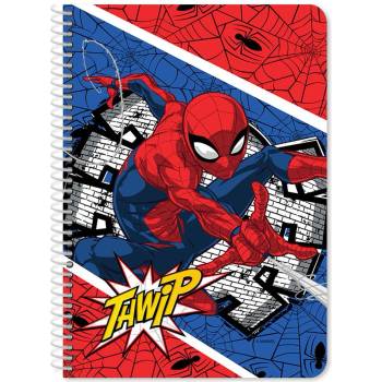 Image 1 of Diakakis Тетрадка със спирала, 17x25cm, 60л, Spiderman (30206-А-SPIDERMAN)