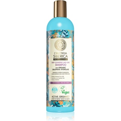 Natura Siberica Oblepikha (Sea-Buckthorn) дълбоко почистващ шампоан за нормална към омазняваща се коса 400ml