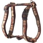 Rogz Fancy Dress Harness Large - Нагръдник за кучета, вратна обиколка от 29 до 64 см и гръдна от 45 до 75 см. мока кафяв