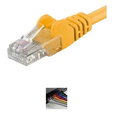 PremiumCord 8592220005863UTP CAT6, RJ45-RJ45, 7m, žlutý