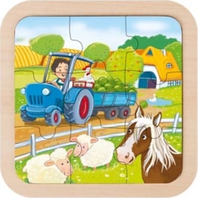 Goki puzzle Farma 9 dielikov