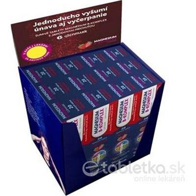 Glenmark Magnesium B-Komplex šumivé tabliety 12 x 20 ks