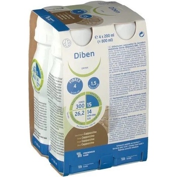 DIBEN DRINK CAPPUCCINO POR SOL 4X200ML