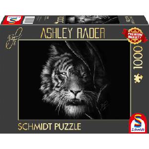 Schmidt Spiele Пъзел Schmidt от 1000 части - Тигърът: Олицетворение на свободата (58541)