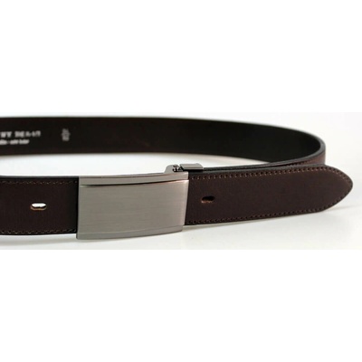 Penny Belts pánský kožený opasek 35-020-4PS-40 tmavě hnědý