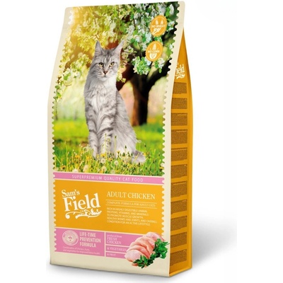 Sams Field Cat Adult Chicken superprémiové granule Sam's Field 7,5 kg