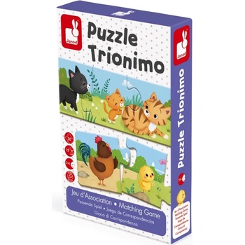 Image 1 of Janod Детска настолна игра Janod - Трионимо, пъзели (J02710)