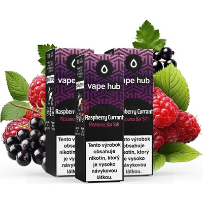 VapeHub Salt Raspberry Currant 3 x 10 ml 10 mg
