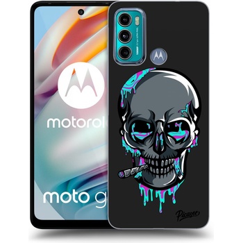 Pouzdro Picasee silikonové Motorola Moto G60 - EARTH - Lebka 3.0 černé