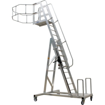 KRAUSE Стълби за цистерна с платформа и кръгла клетка Krause Stabilo (07890016) (07890016)