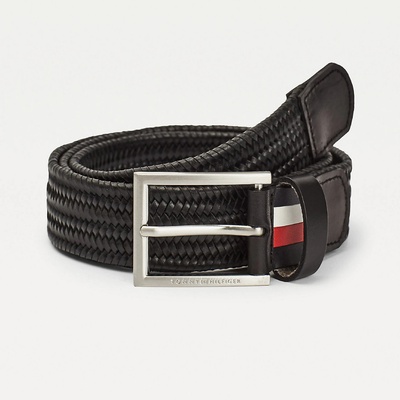 Tommy Hilfiger pánský pásek Formal BDS černý