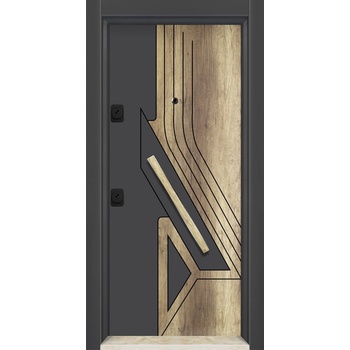 Image 1 of Starsteeldoor Блиндирана врата d-04 Антрацит - айдер (цена без монтаж)