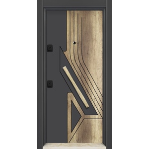 Starsteeldoor Блиндирана врата d-04 Антрацит - айдер (цена без монтаж)
