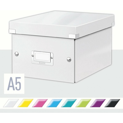 Leitz WOW Click & Store A5 22 x 16 x 28,2 cm, biela