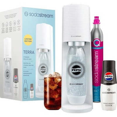 Sodastream Terra White + Pepsi
