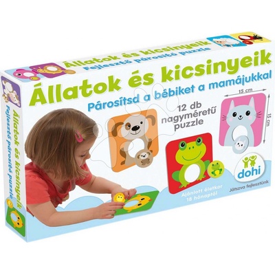 Dohán Pexeso zvířátka Extra Size Memory Game 24ks