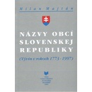 Knihy Názvy obcí Slovenskej republiky 1773-1997