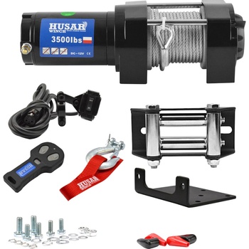 HUSARWINCH Naviják Husar Winch BST 3500, 12V, Ocelové lano