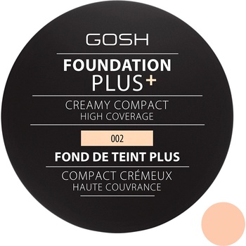 Gosh Foundation Plus Cremy Compact 002 ivory 9g компактен крем фон дьо тен 9г