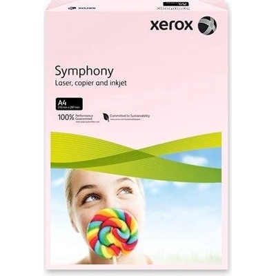 Kancelársky papier farebný A4 80 g Xerox Symphony ružový pastelový
