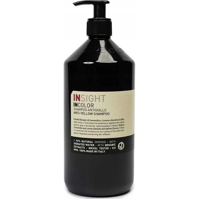 Insight Incolor Anti-Yellow Šampón Neutralizujúci Žlté Odtiene 900ml