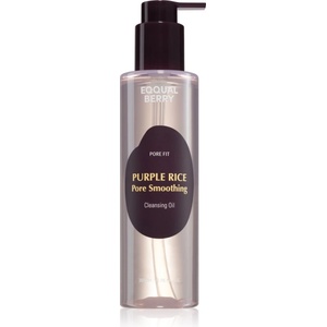 EQQUALBERRY Purple Rice Pore Smoothing Cleansing Oil дълбоко почистващо олио за мазна и проблемна кожа 200ml