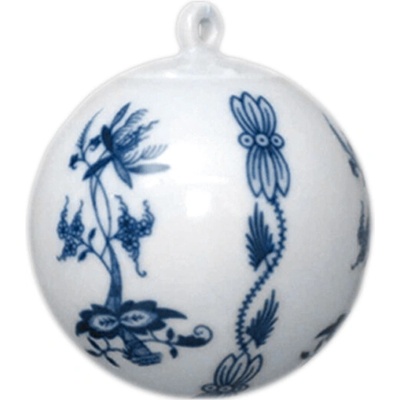 Cibulák Dubí Vánoční ozdoba koule malá C1 cibulový porcelán 10635