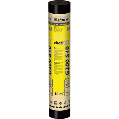 CHARVÁT Asfaltový protiradonový pás charBIT G200 S40 1x7,5 m 4 mm