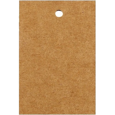 Prima-obchod Papírová visačka / jmenovka 40x60 mm, barva hnědá přírodní – Zboží Dáma
