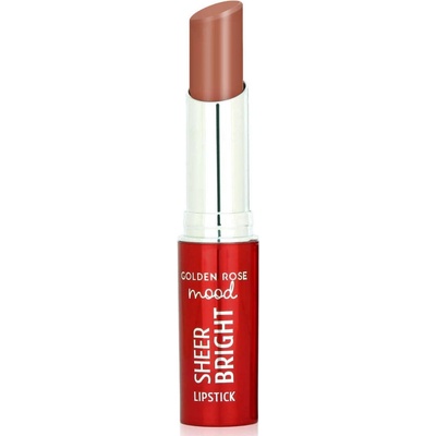 Golden Rose Mood Червило Sheer Bright, 104 Nude Latte, 3.3 g