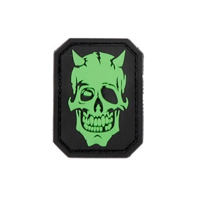 Nášivka 3D PVC Devil Skull