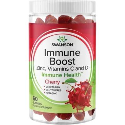 Swanson Immune Boost Gummies with Acerola, Zinc and Vitamin C & D | Cherry [60 Дъвчащи таблетки]