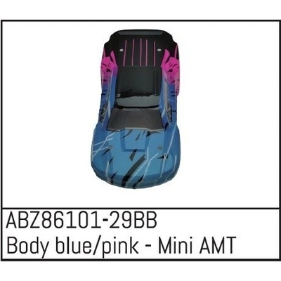 Absima ABZ86101-29BB Body blue/pink Mini AMT