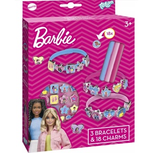 Totum Творчески комплект Totum - Barbie, Направи сам гривни, 3 броя (T501195)