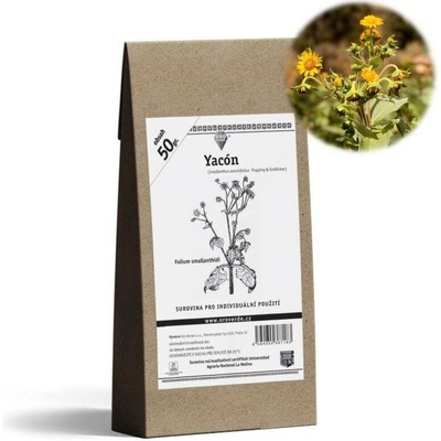 Oro Verde Yacón Smallanthus sonchifolius Poepping. Engl. sušená řezaná nať 500 g